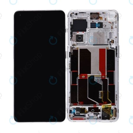OnePlus 10 Pro NE2210 NE221 - LCD Displej + Dotykové Sklo + Rám (Panda White) TFT