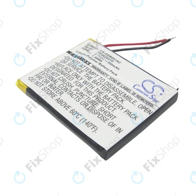Baterie pro GoPro Wifi Remote, 350mAh, Li-Pol, 3.7V, YD362937P, HQ
