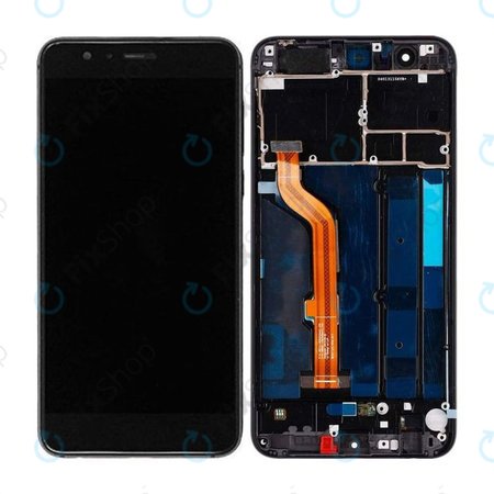 Huawei Honor 8 - LCD Displej + Dotykové Sklo + Rám (Midnight Black) TFT