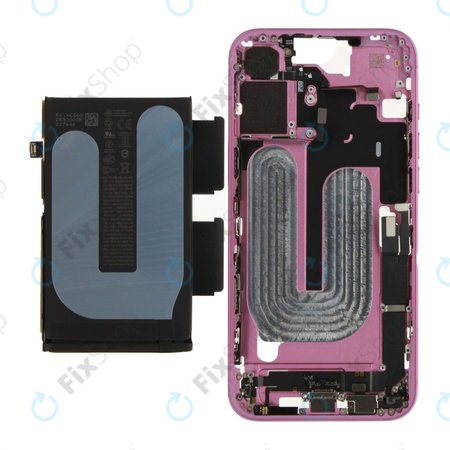Střední Rám s Baterií pro iPhone 16 Plus | Pink | ZD076-00686 | Genuine Apple