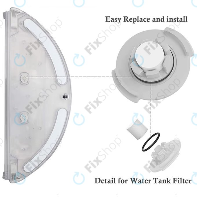 Xiaomi Roborock S5, S6, S6 Pure, Mijia 1S, Xiaowa E2 - Zásobník na Vodu