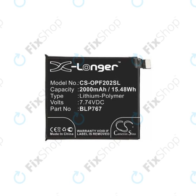 Oppo Find X2 Pro - Baterie BLP767 2000mAh HQ