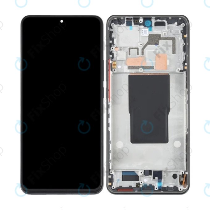 Xiaomi 12T 220712AG - LCD Displej + Dotykové Sklo + Rám (Black) OLED