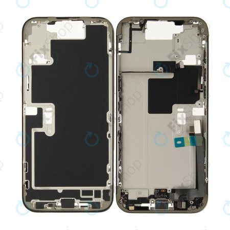 Střední Rám s Baterií pro iPhone 16 Pro Max | Natural Titanium | ZD076-00696 | Genuine Apple