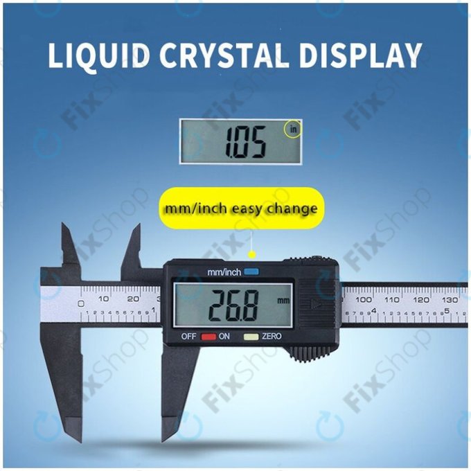 ProStormer - Posuvné Měřidlo - Šuplera Plastová (150mm)