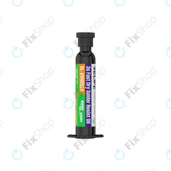 Relife RL-UVH902G - UV Vytvrditelná Pájecí Maska - 10ml (Černá)