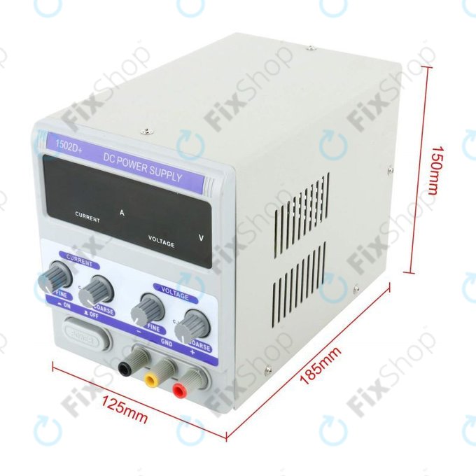 Dingke 1502D+ - Regulovatelný Napájecí Zdroj (0-15V, 0-2A, 230V EU)