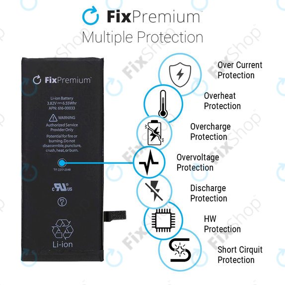 Baterie pro iPhone 7 Plus, 2900mAh, FixPremium