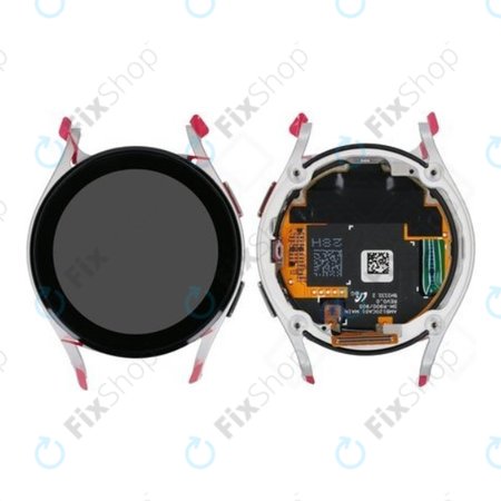 Samsung Galaxy Watch 5 40mm R900 - LCD Displej + Dotykové Sklo + Rám (Silver) - GH82-30040C Genuine Service Pack