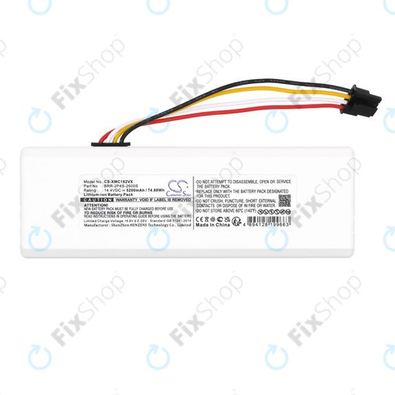 Baterie pro Xiaomi Dreame MC1808, Roborock 1C, 5200mAh, Li-Ion, 14.4V, BRR-2P4S-2600S, HQ