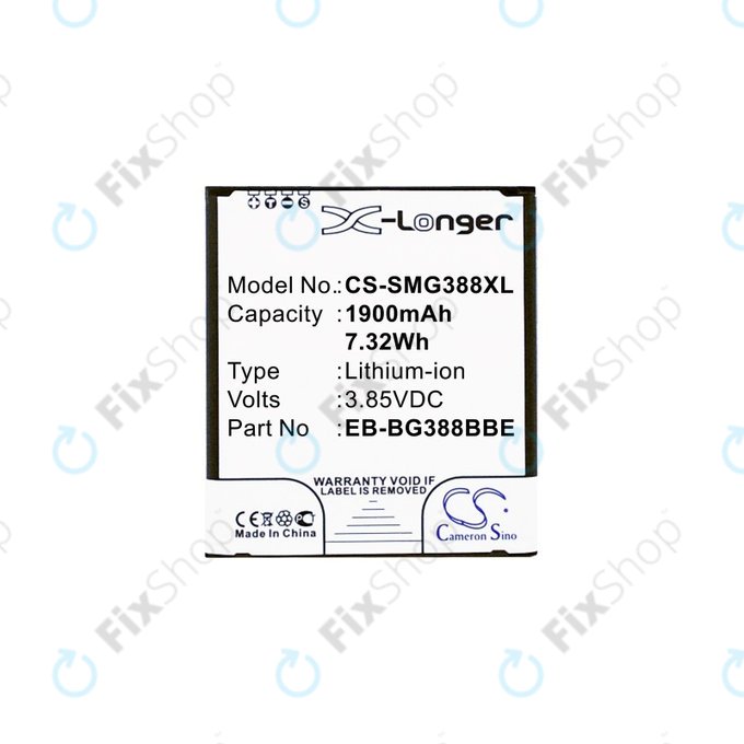 Samsung Galaxy Xcover 3 G388F - Baterie EB-BG388BBE 1900mAh HQ