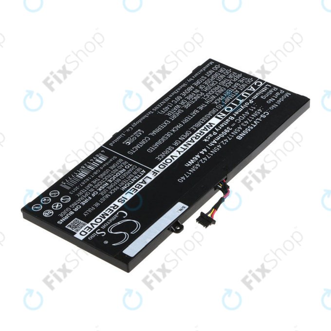 Baterie pro Lenovo ThinkPad T550, T560, W550, 3900mAh, Li-Pol, 11.4V, 45N1743, HQ