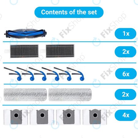 Ecovacs T80 Omni, T80 - Kompletní set