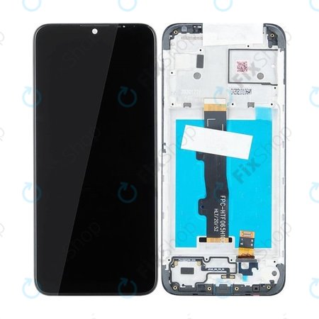 Motorola Moto E7 Power, E7i Power - LCD Displej + Dotykové Sklo + Rám - 5D68C18235 Genuine Service Pack