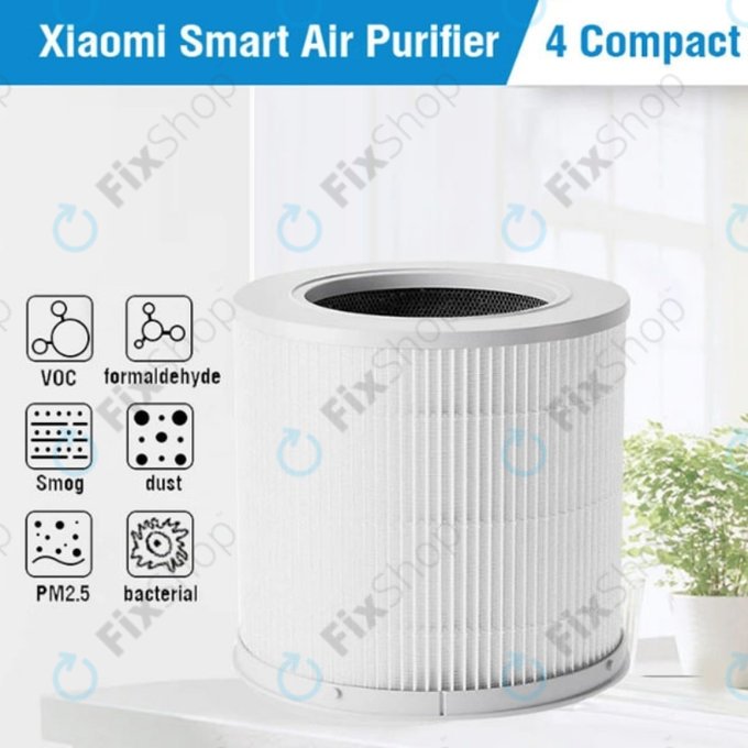 Xiaomi Smart Air Purifier 4 Compact - HEPA filtr (Aktivní uhlí) (White)