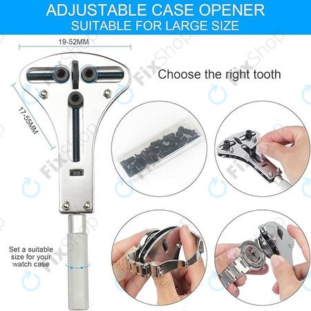 Sada hodinářských nástrojů na opravu hodinek - 185ks