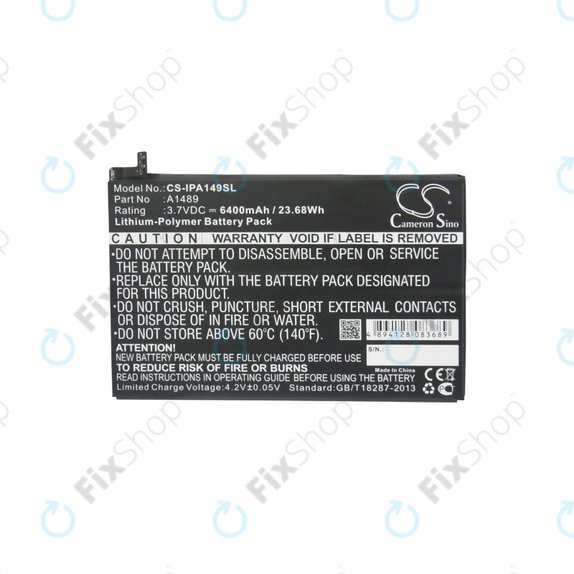 Apple iPad Mini 2, Mini 3 - Baterie A1489, A1512 6400mAh HQ