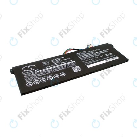 Baterie pro Acer Aspire 5, 7 E5, V3, Chromebook 11, 13, 15, 3000mAh, Li-Pol, 15.2V, AC14B18K, HQ