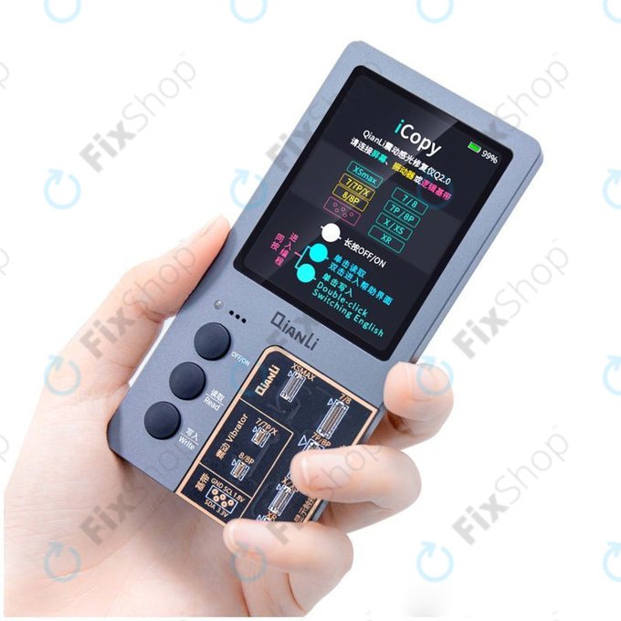 QianLi iCopy Plus 2.2 - True Tone, Light Sensor, Vibration Programmer & Battery Tester (iPhone 7 - 11 Pro Max)
