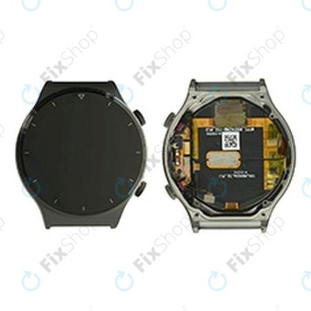 Huawei Watch GT 2 Pro Vidar-B19 - LCD Displej + Dotykové Sklo + Rám (Night Black) - 02353VUA Genuine Service Pack