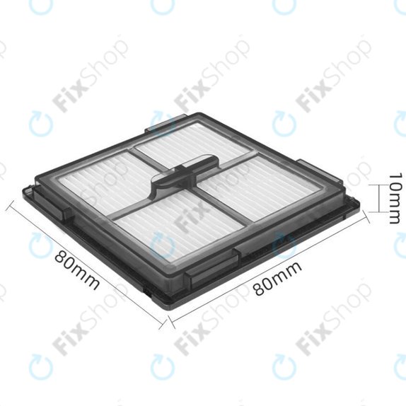 HEPA filtr, 2 ks pro Roborock Q10 VF, Q10 VF+, Q10 V, Q10 V+, Q10 S5, Q10 S5+