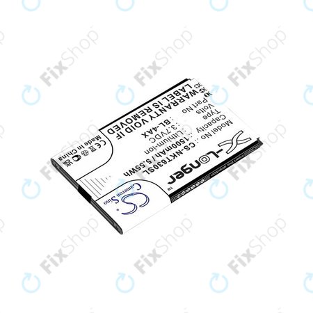 Baterie pro Nokia 6300 4G, Nokia 8000 4G, 1500mAh, Li-Ion, 3.7V, BL-4AX, HQ