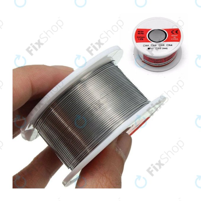 Kaisi - Pájecí Drát pro Přesné Pájení Sn/Pb - 0.3mm (50g)