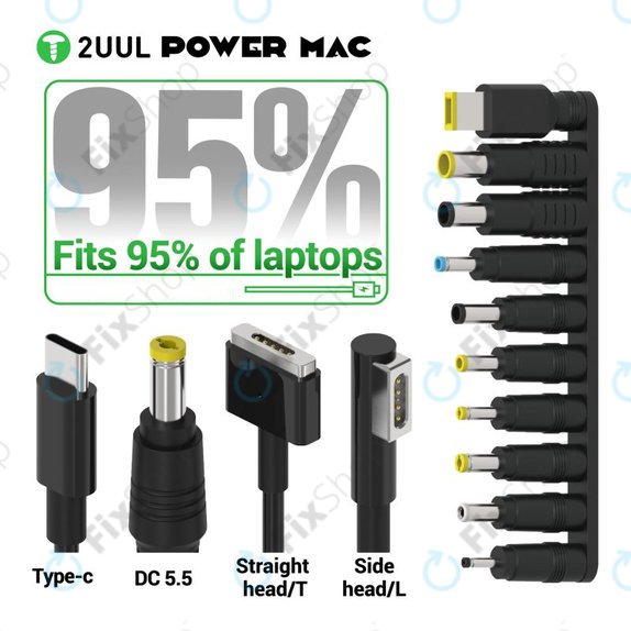 Diagnostický napájecí kabel s displejem pro notebooky, 2UUL PW08