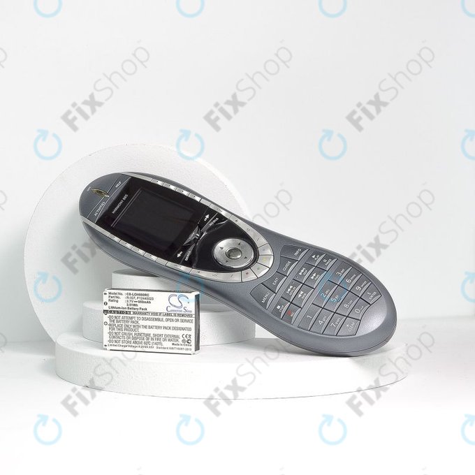 Baterie pro Logitech Harmony 720, 780, 880, 890, 900, 950mAh, Li-Ion, 3.7V, R-IG7, HQ