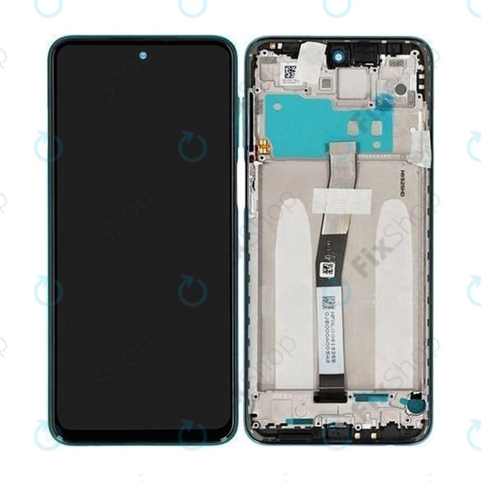 Xiaomi Redmi Note 9 Pro - LCD Displej + Dotykové Sklo + Rám (Tropical Green) - 560004J6B200 Genuine Service Pack