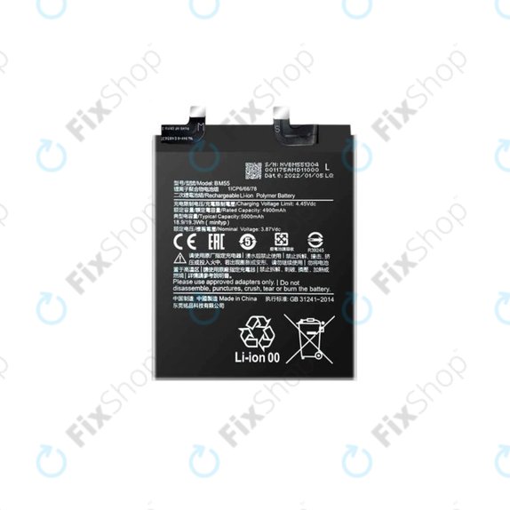 Xiaomi Mi 11 Ultra - Baterie BM55 5000mAh
