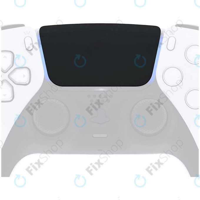 Kryt touchpadu V2.0 (Black) pro ovladač Sony PlayStation 5 DualSense