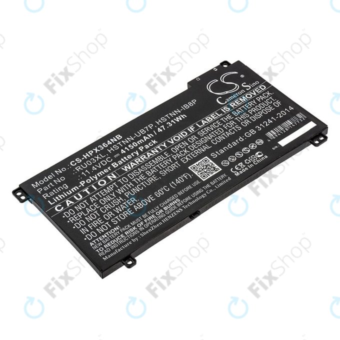Baterie pro HP ProBook x360 440 G1, x360 11 G3, 4150mAh, Li-Pol, 11.4V, HSTNN-UB7P, HQ
