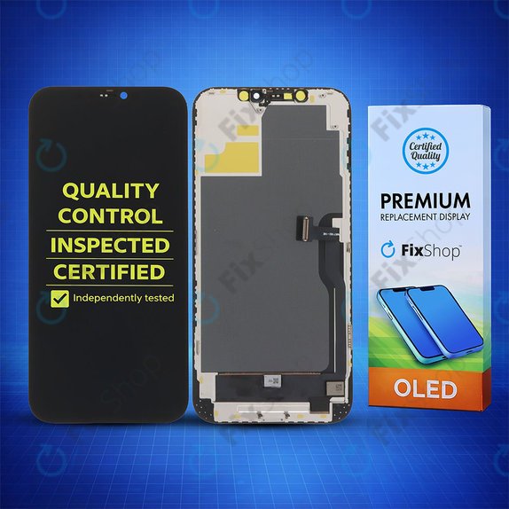 Displej Soft OLED pro iPhone 12 Pro Max - Dotykové sklo + Rám, DIAGNOSTIC