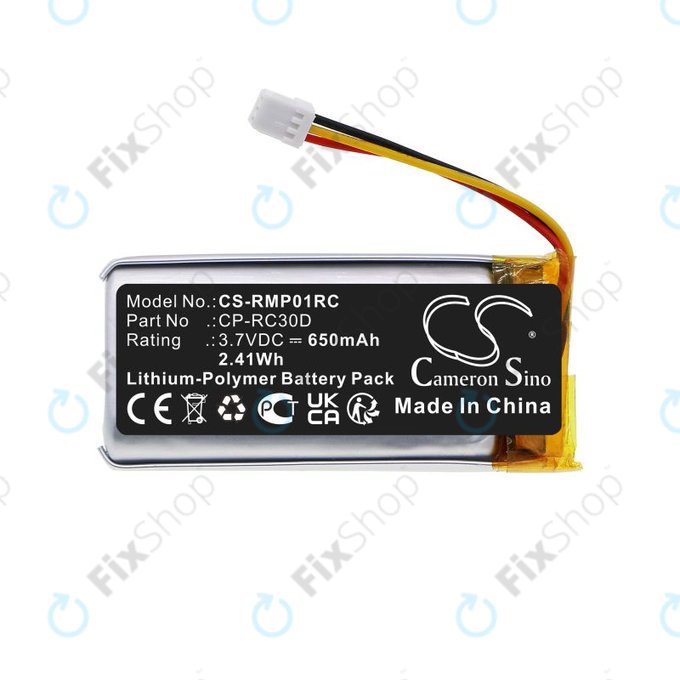 Baterie pro Razer Naga Pro, Basilisk Ultimate, 650mAh, Li-Pol, 3.7V, CP-RC30D, HQ