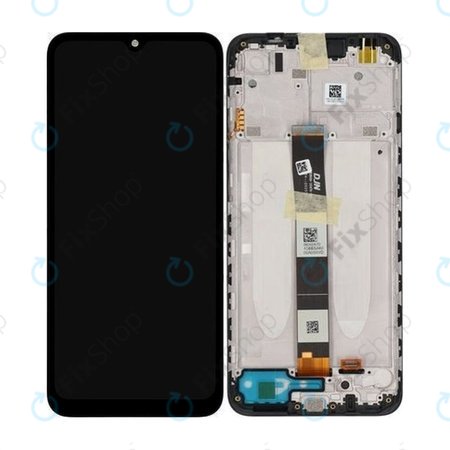 Xiaomi Redmi 9C M2006C3MG M2006C3MT, 9A M2006C3LG M2006C3LI - LCD Displej + Dotykové Sklo + Rám (Black) - 5600070C3L00 Genuine Service Pack