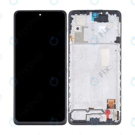 Xiaomi Redmi Note 10 Pro - LCD Displej + Dotykové Sklo + Rám (Black) OLED