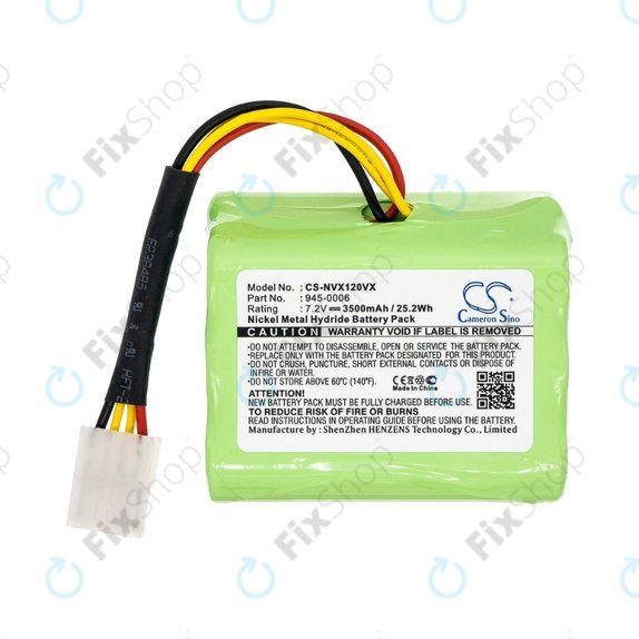 Vorwerk Kobold VX100 - Baterie 945-0006 Ni-MH 7.2V 3500mAh HQ