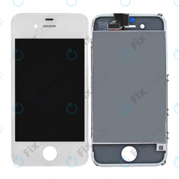 Apple iPhone 4 - LCD Displej + Dotykové Sklo + Rám (White) TFT