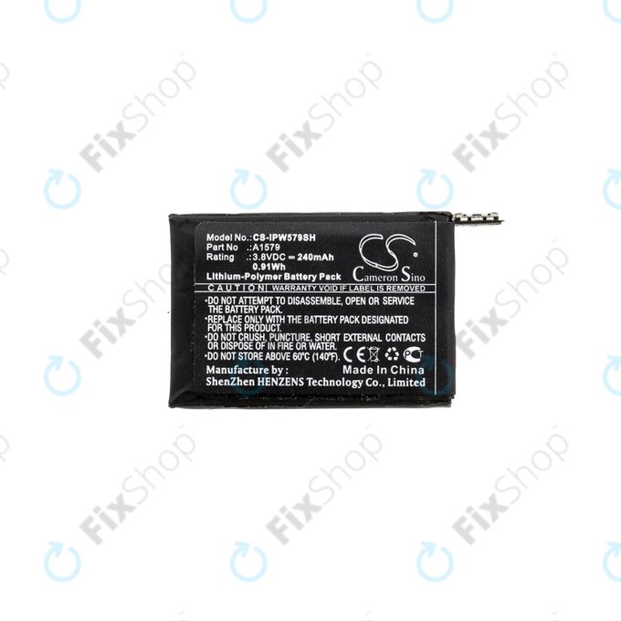 Baterie pro Apple Watch 1 42 mm, 240mAh, Li-Pol, 3.8 V, A1579, HQ