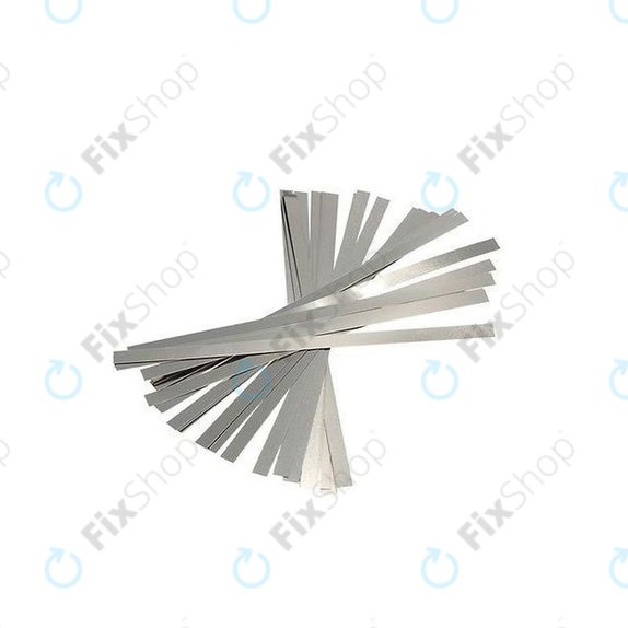 Niklový Pásek na Bodové Svařování Baterií - 0.15 x 7 x 100mm (10ks)