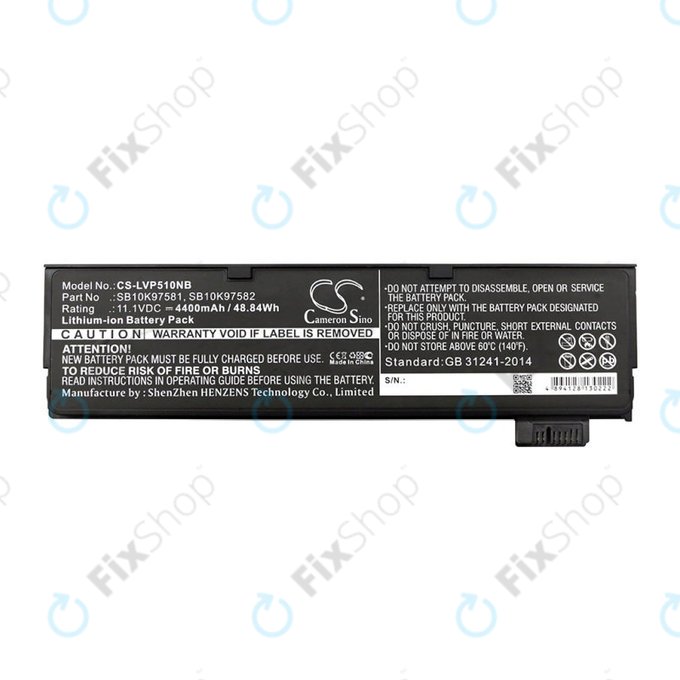 Baterie pro Lenovo ThinkPad P51, T470, T570, 4400mAh, Li-Ion, 11.1V, SB10K97581, HQ