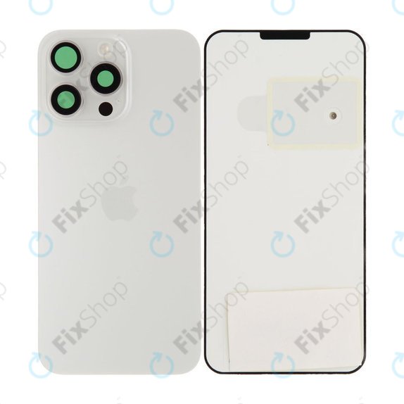 Sklo Zadního Housingu pro iPhone 15 Pro Max | White Titanium | 661-36908 | Genuine Apple