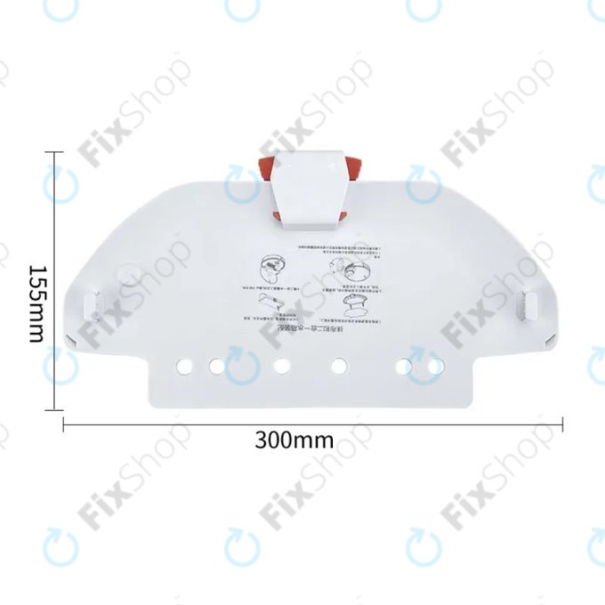 Xiaomi Mi Robot Vacuum Mop Pro (P), 2S, Viomi V2 Pro, V3, SE - Spodní Kryt (Bílý)