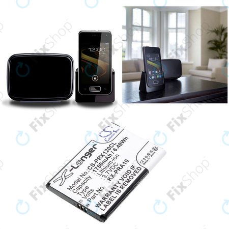 Baterie pro Panasonic KX-PRX110, 120, 150, 1750mAh, Li-Ion, 3.7V, KX-PRA10, HQ