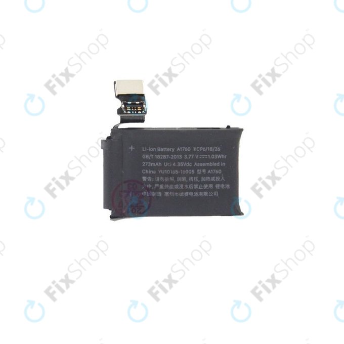 Apple Watch 2 38mm - Baterie A1760 273mAh Refurbished