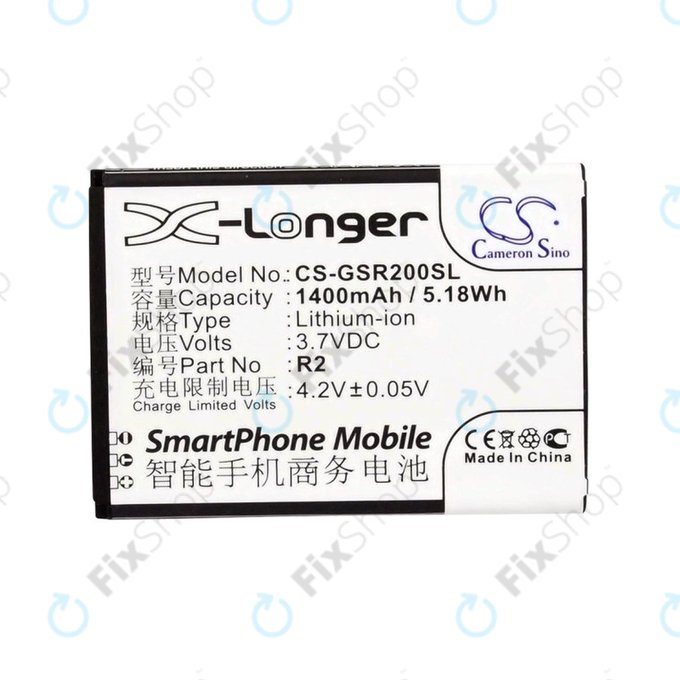 Baterie pro Gigabyte Gsmart Roma, R2, Li-ion, 3.7V, 1400mAh, HQ