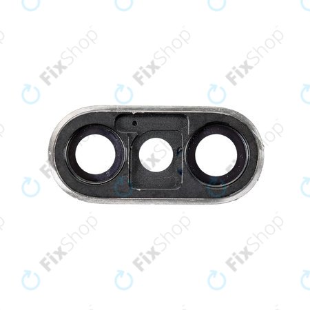 Apple iPhone XS Max - Sklíčko Kamery s Rámem (SIlver)