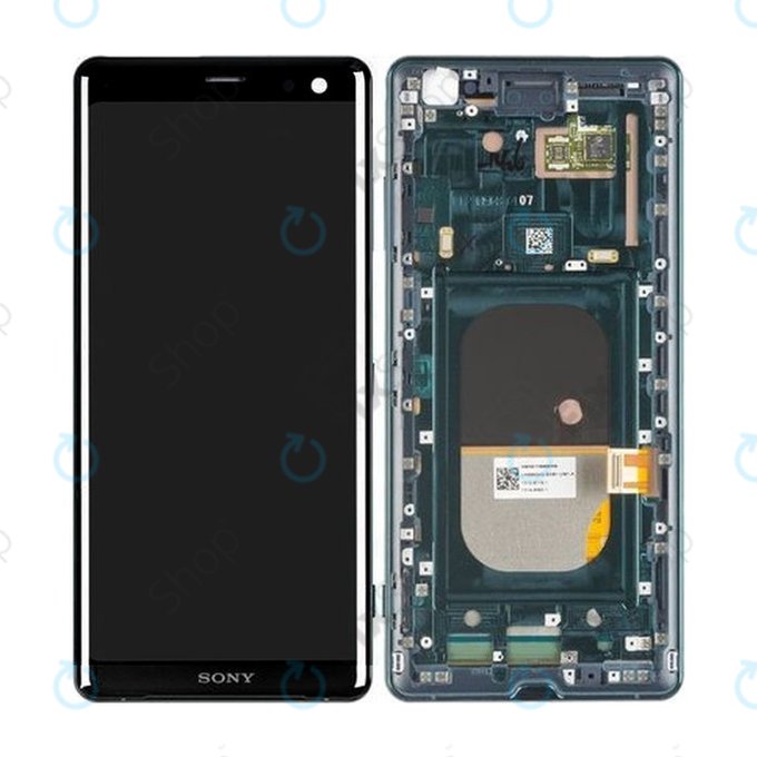 Sony Xperia XZ3 - LCD Displej + Dotykové Sklo + Rám (Forest Green) - 1315-5028 Genuine Service Pack