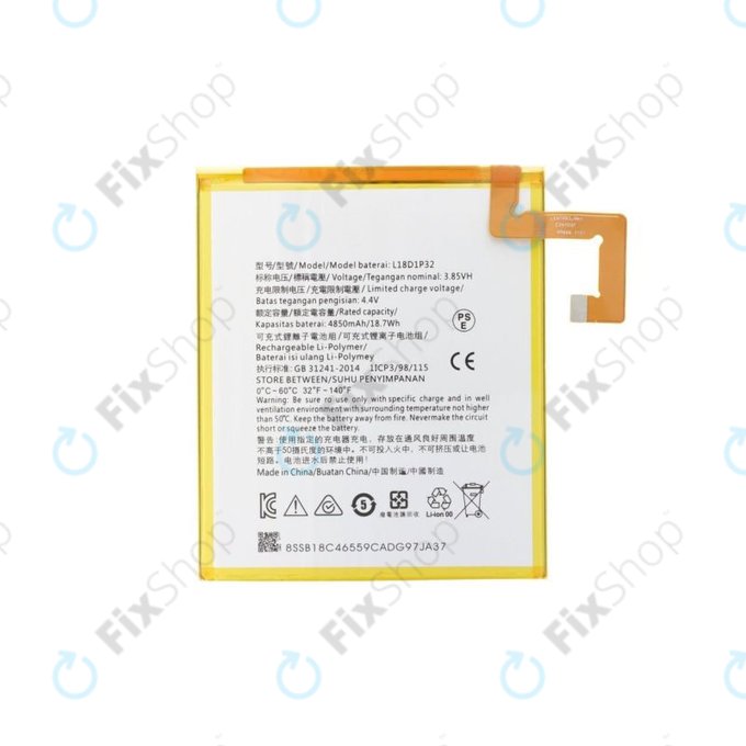 Lenovo Tab M10 TB-X605, TB-X306 ,TB-X505 - Baterie L18D1P32 4850mAh